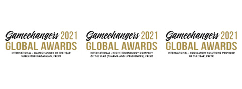 ACQ5 Honored Freyr with Three “Gamechangers 2021 Global Awards” in the Pharma and Lifesciences Space